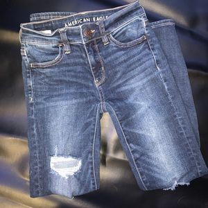 AE low rise skinny jeans